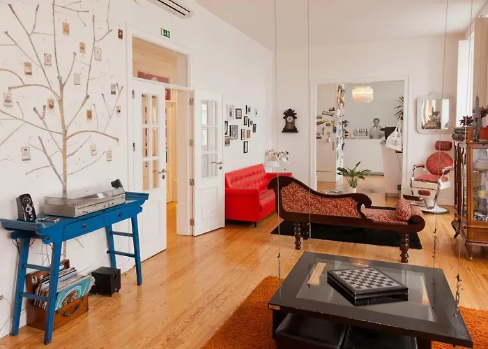 Hostel Living Lounge Lizbona